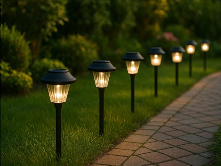 Garden-and-villa-lighting-with-solar-energy